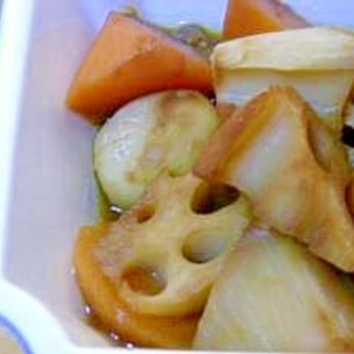 冷凍食品で野菜の味噌煮